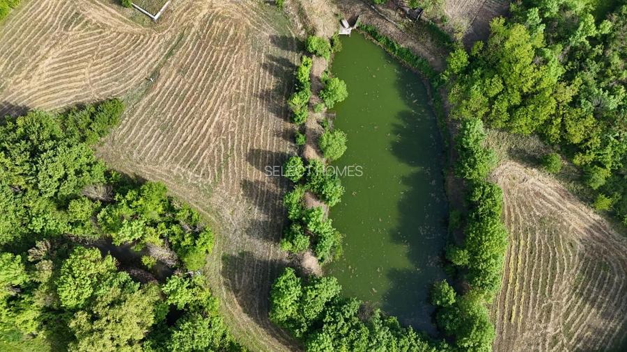 Domeniu de 13.054 mp cu vilă de ~1.000mpc și lac privat Teisori, Bulbucata - 3