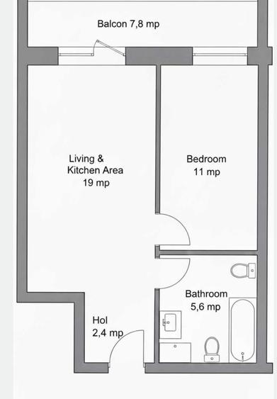 Apartament 2 camere ,NZEB bloc din 2026,etaj 1, zona Terra