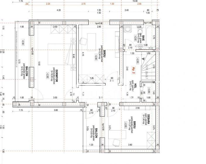 Casa de vanzare moderna 110 mp Curte 60 mp Arhitecților