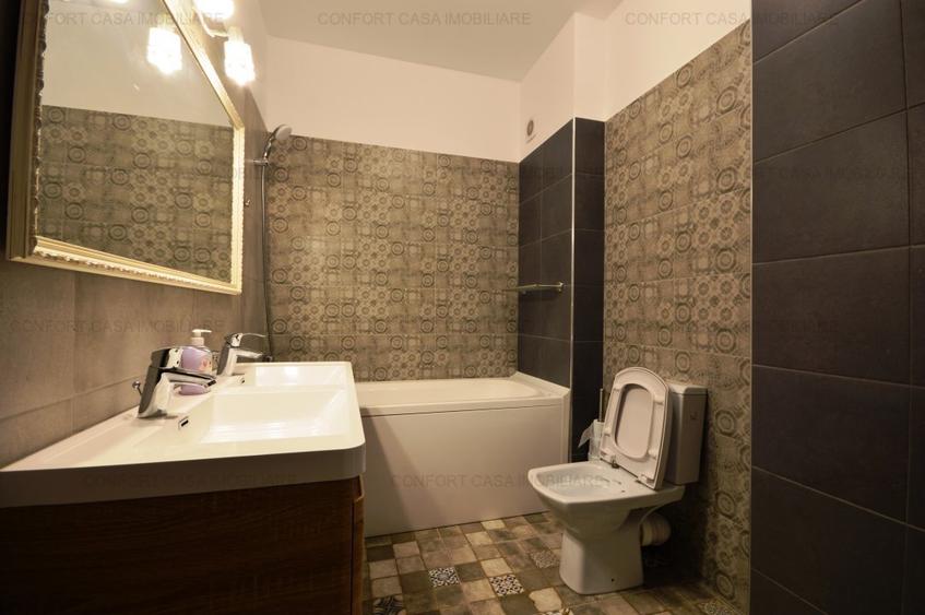 Pipera - Rond OMV, apartament 3 camere, mobilat modern, centrala proprie