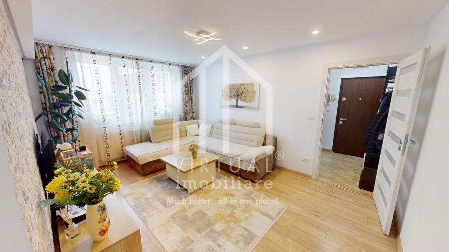 Apartament cu 3 camere, 63mp utili, mobilat si utilat, zona Rahovei
