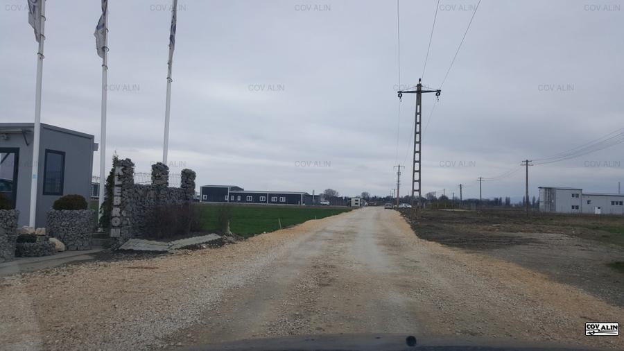 Teren 2100mp in DN 13-strada Durau, PUZ-prestari servicii, hale, depozitare!