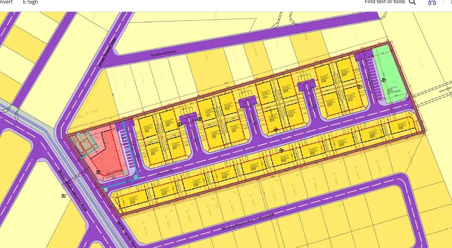 Otopeni - Penny Odai, PUZ aprobat, zona mixta,, 26 vile + 1900 mp birouri