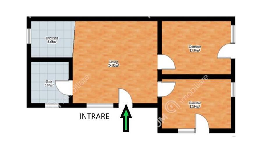 Apartament 3 camere decomandate in zona Arhitectiilor Sibiu
