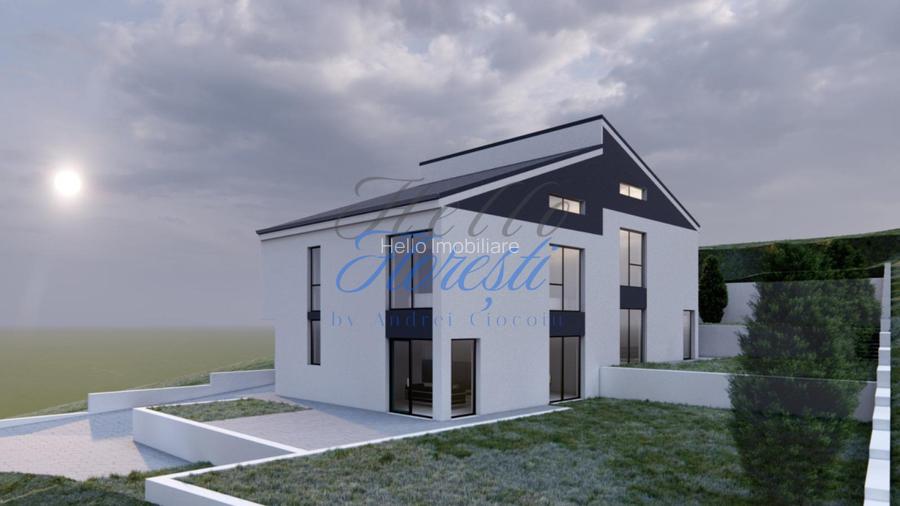 Casa tip duplex, 4 camere Semifinisat + 2 Parcari, 120mp |Dezmir| Cluj