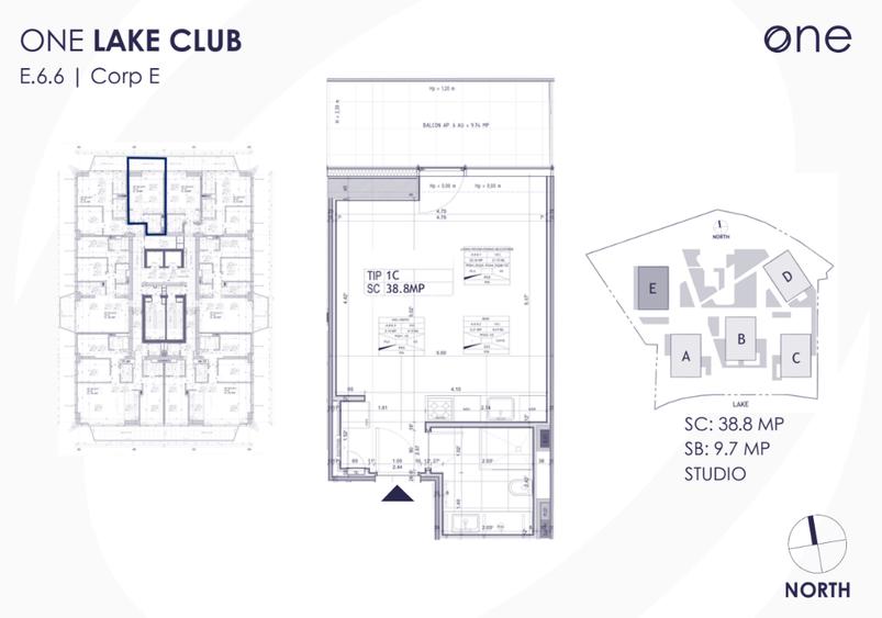 ONE Lake Club // STUDIO FOR SALE - 1