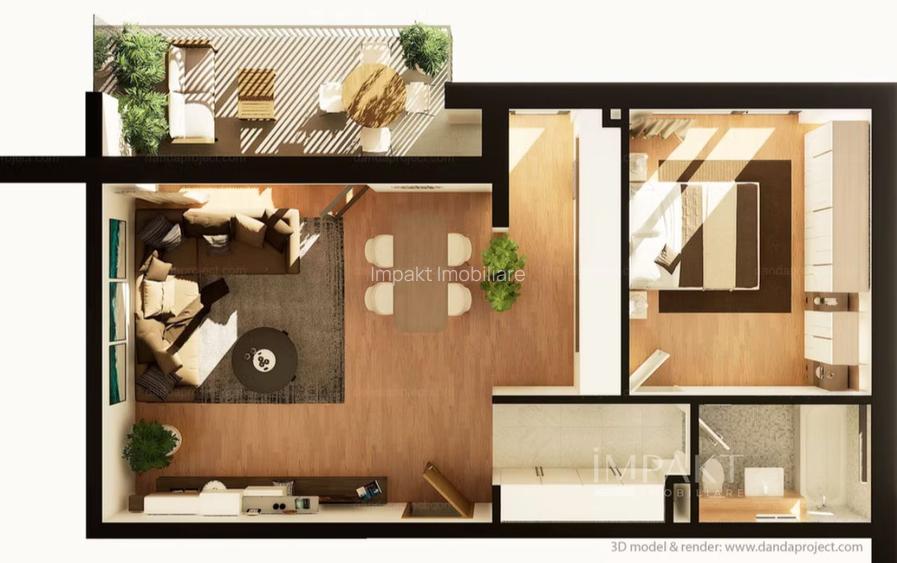 Apartament spatios cu 2 camere semidecomandat zona Iulius Mall - 9