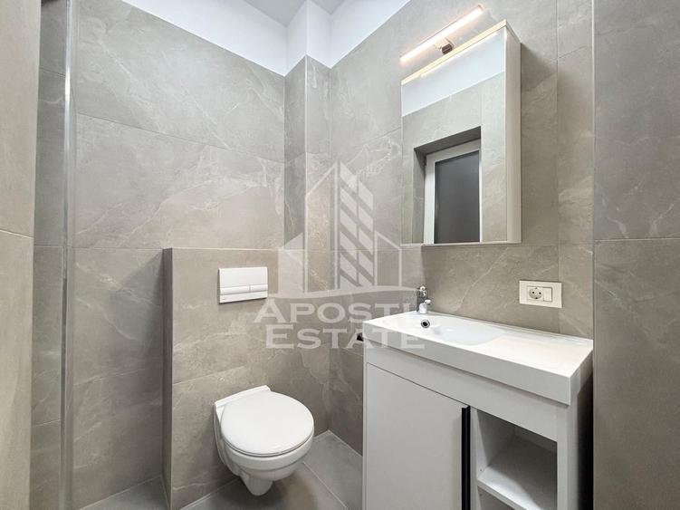 Apartament nou,2 camere si curte de 20 mp,mobilat Torontalului