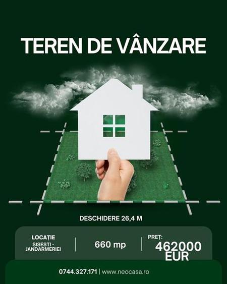 SISESTI - VATRA NOUA, APROPIERE PADURE,  660 MP, DUBLA DESCHIDERE!
