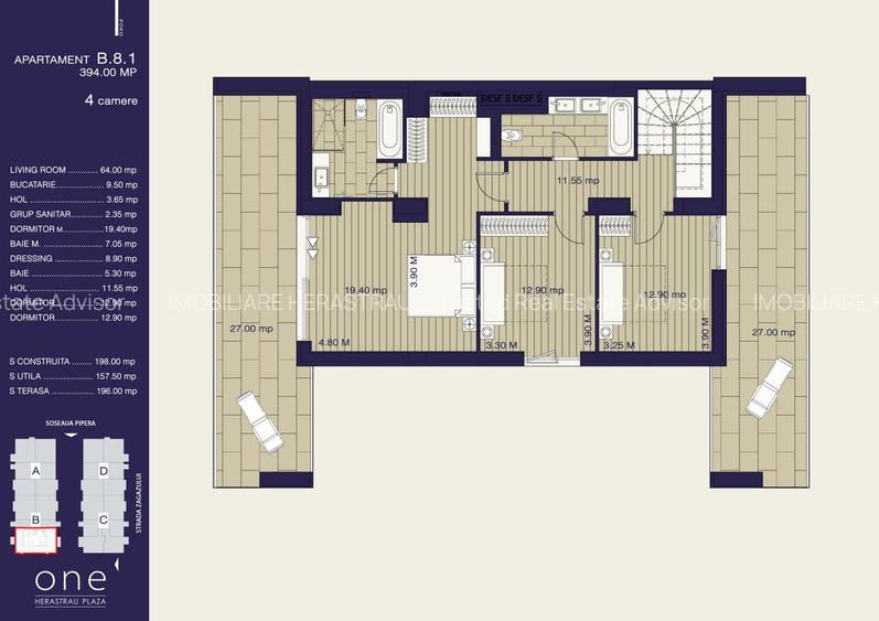 One Herastrau Plaza | Duplex de LUX | Vedere la Parcul Herastrau - 2