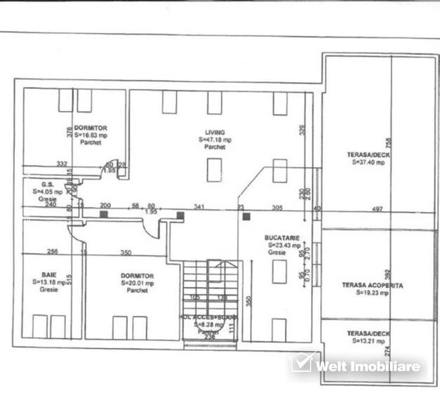 Penthouse, 4 camere, terasa cu panorama, Buna Ziua - 15