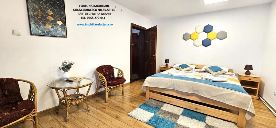 Apartament 1 camera,echipat complet,parter inalt cu balcon,acces exterior,Marate