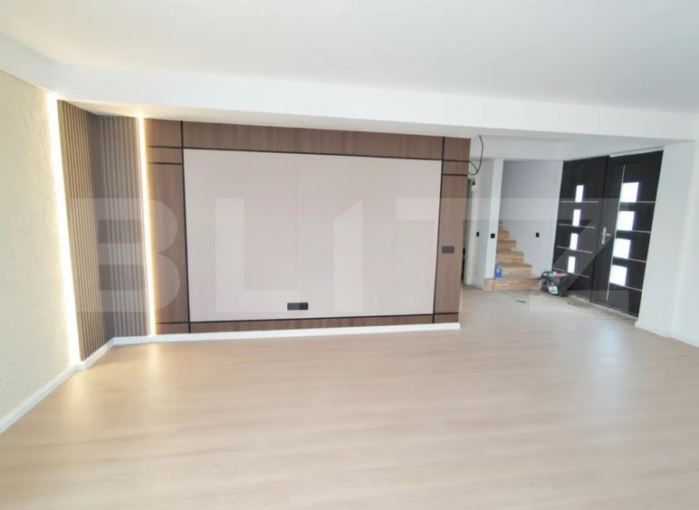Casă în notă modernă cu 5 camere, 164 mp utili, stadiu finisat, Baciu/ Popesti
