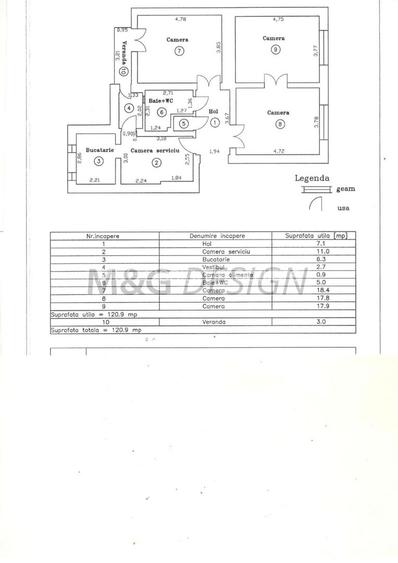 Apartament cu 4 camere la casa, zona Balcescu-ideal birouri - 15