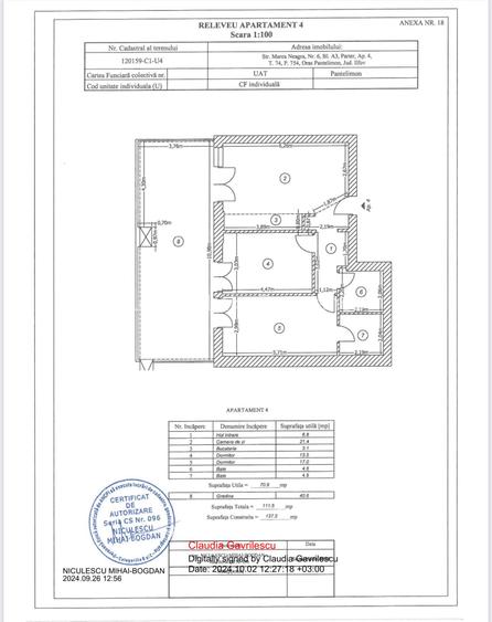 Apartament 3 camere cu o terasa-gradina  de 40 mp - Lebada Lake Residence - 1