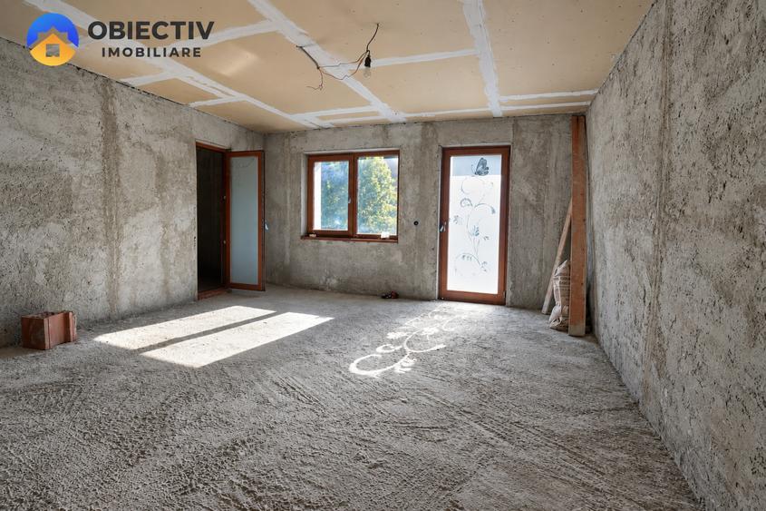 Casa D+P+1E, 232 mp, teren 2.405 mp, Pangarati, jud. Neamt