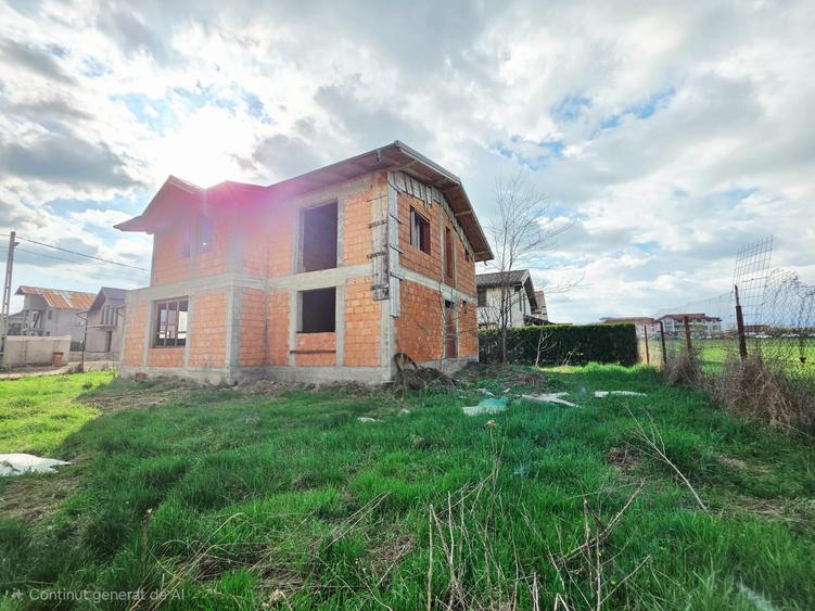 Vilă P+1 la roșu, 5 camere, 143 mp utili, teren 450 mp, Cocosesti