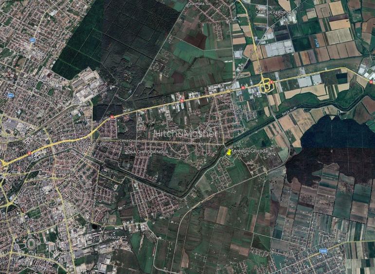 Teren de vânzare în Ghiroda – 698 mp, 2 fronturi stradale, toate utilitățile - 4