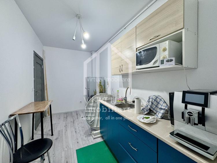 Spatiu de birouri cu 3 camere, 57mp utili + 2 balcoane, loc de parcare - 8