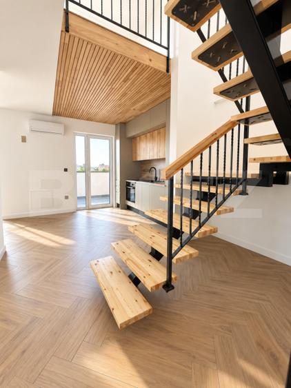 Penthouse cu terasă generoasă și finisaje premium