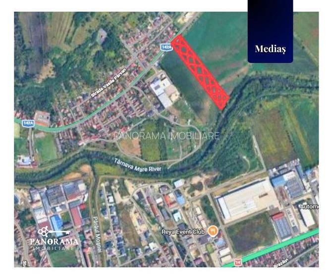 Teren intravilan de 10300 mp de vânzare Mediaș