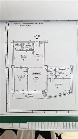 COMISION 0% Apartament superb 3 camere, 2 bai, mobilat, Monarh Tower - 3