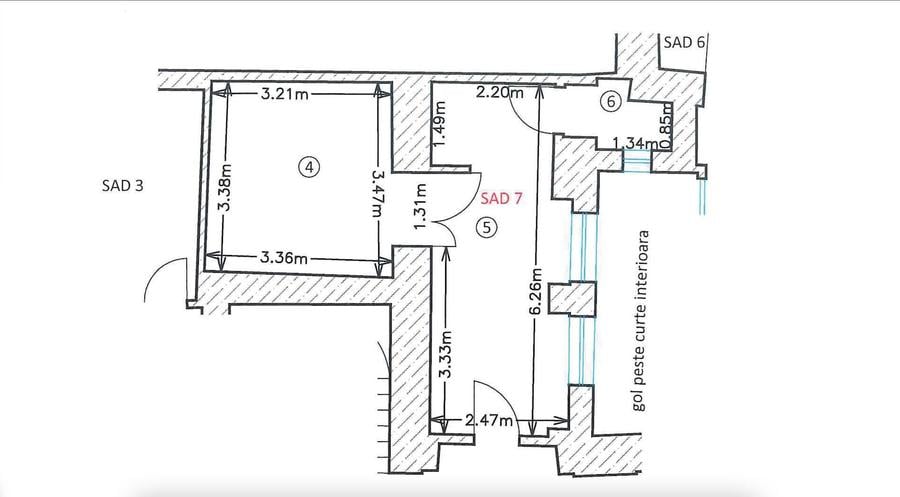 Spatii de birouri Ultracentral suprafață de 27.7 mp