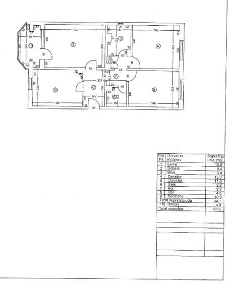Particular 3 decomandate Ciuperca Helin et. 2/4 bilateral, centrala,...