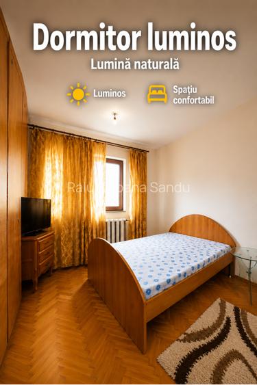 Apartament 3 camere decomandat, Mircea cel Bătrân, etaj intermediar - 2