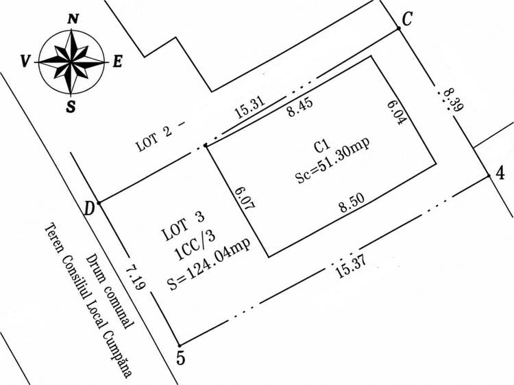 Casa 4 camere - locuibila, dar cu investitii necesare. Comision 0%