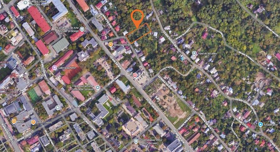 Copou - Sararie, 1346mp teren urban inconjurat de padure - 1