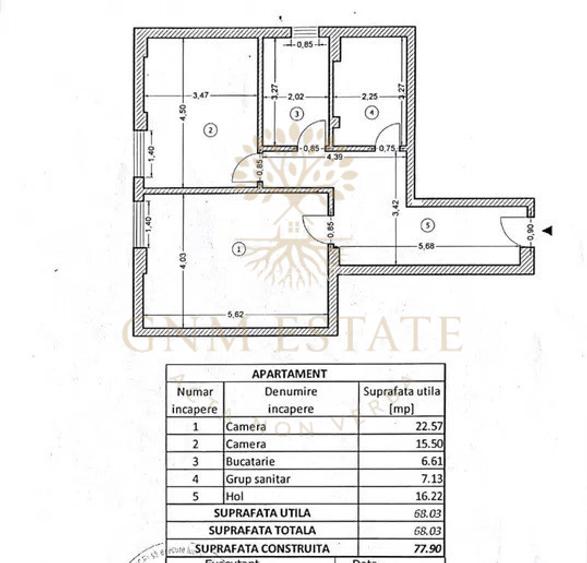 2 Camere 68 m.p. Bloc Nou Zona Gorjului - Parcul Liniei - 7