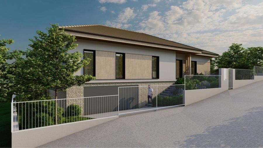 Casa unifamiliala D+P, la intrare in Chinteni