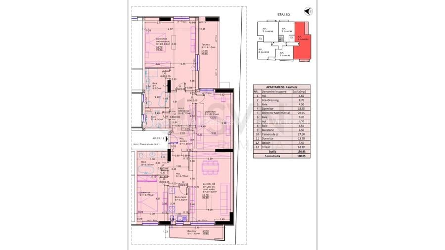 REA1020061 Oportunitate Investitie I apartament 4 camere I Aviatiei I - 13