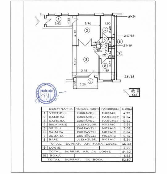 Apartament 2 camere de lux in inima Bucurestiului - Renovat Integral cu designer - 1