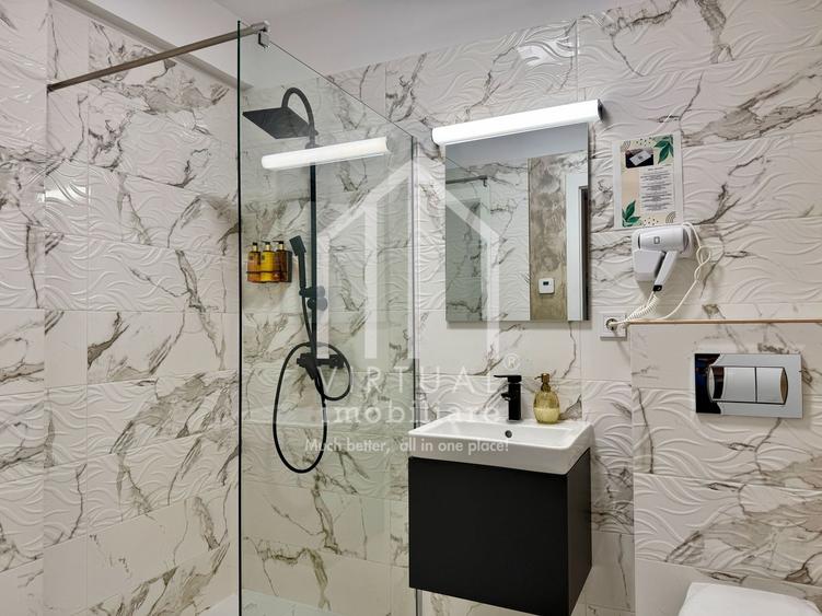 Apartament 3 camere, mobilat si utilat modern - 78,50 si 2 balcoane