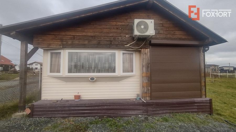 COMISION 0% Teren 859mp+Casa mobila, Sacalaz - Bransat curent si apa