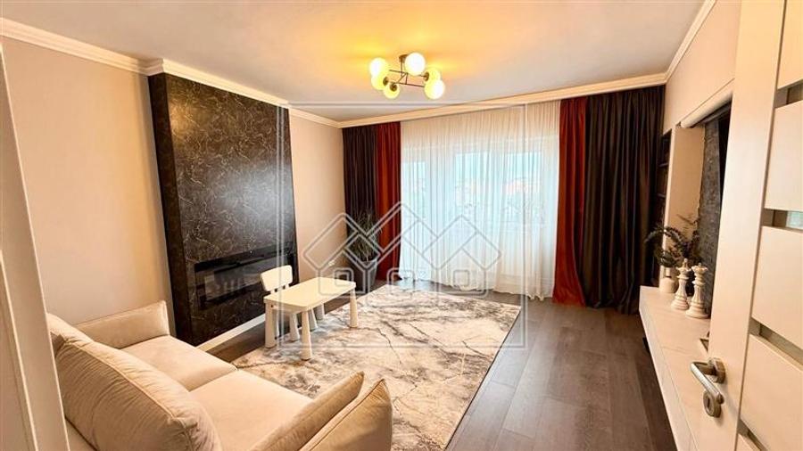 Apartament tip duplex de inchiriat in Sibiu – 5 camere, 119,5 mp si 2 balcoane –