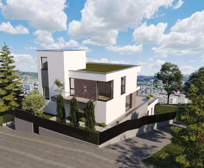 Apartament in vila 180 mp + 350 mp gradina, panorama spectaculoasa, Grigorescu