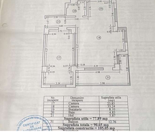 Statiunea Mamaia Zona Hotel Dorna Apartament 2 camere mobilat utilat si parcare