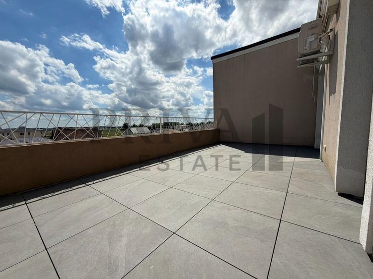 Penthouse nou 2 camere, 57 mp terasa, 20 mp, 2 locuri parcare, Brytim