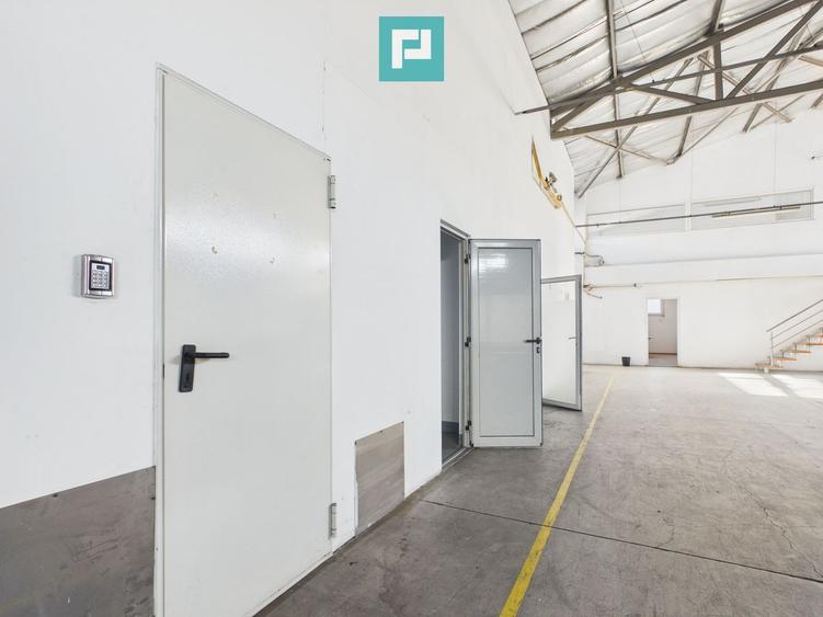 Spațiu industrial de 1,255mp acces TIR