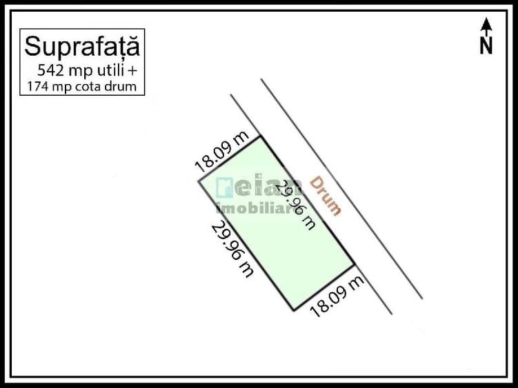 Snagov Ciofliceni - Teren 668 Mp, D 30 M, Gaz, Curent, Asfalt, Padure - 4