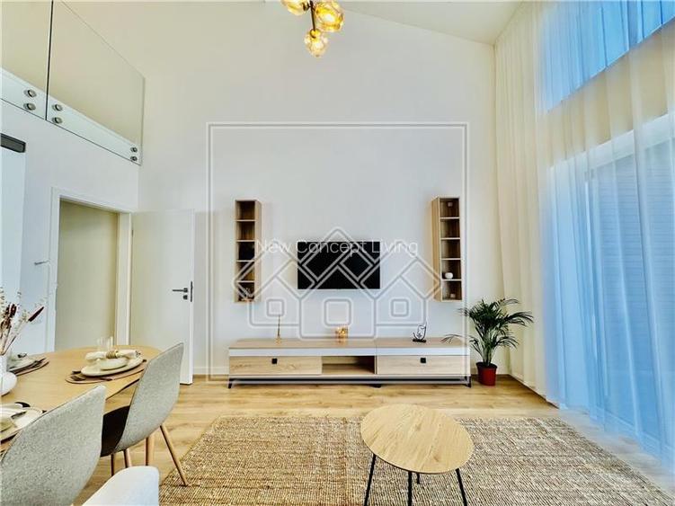 Penthouse cu 4 camere si balcon - 2 bai, intabulat - 7