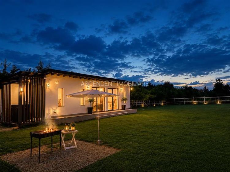 Cabana moderna, teren 1.640 mp, foisor, gratar, atmosfera de vacanta, Rasnov, Br - 2