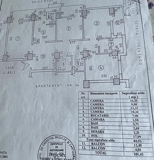 Apartament 4 camere Mazepa R-uri
