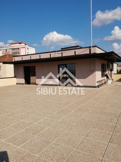 Clădire birouri 1.000 mp utili, 15 parcări, rooftop – Sibiu zona Milea