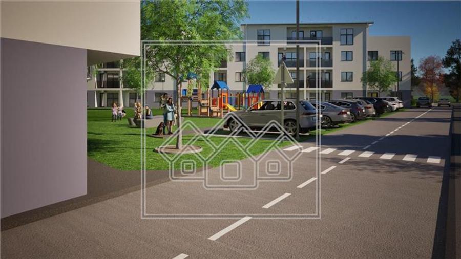 Apartament nou, 3 camere si balcon, 67 mp utili, Selimbar