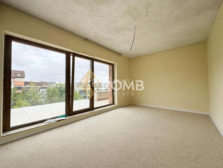 Apartament tip penthouse, 3 camere, 105 mp, 2 terase, început de Borhanci - 3