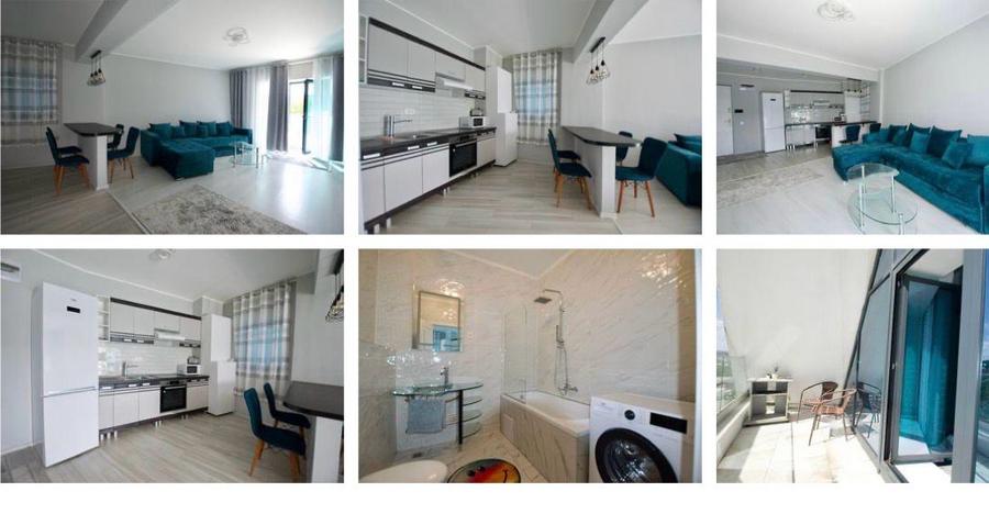 Apartament 1 cameră în Wings, 38 mp + balcon 8 mp, mobilat modern